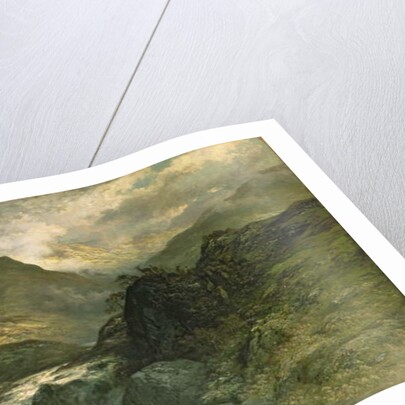 A Canyon, 1878 by Gustave Dore