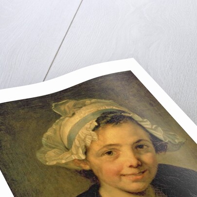 Girl in a Bonnet, 1760s by Jean Baptiste Greuze