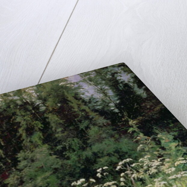 Girl among the wild flowers, 1880 by Olga Antonova Lagoda-Shishkina