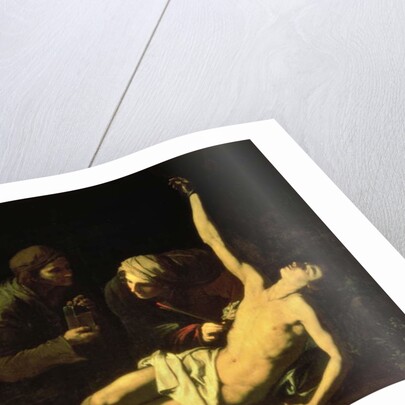 Saint Sebastian Attended by Saint Irene, 1628 by Jusepe de Ribera