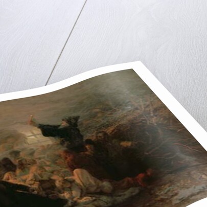 Self-Immolation, 1884 by Grigori Grigorievich Mjasoedov