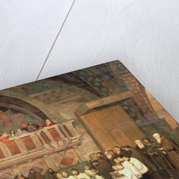 Vespers in the Saint Francis Church in Assisi, 1871 by Mikhail Petrovich Botkin