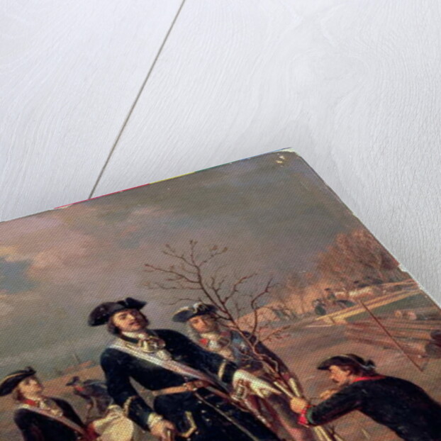 Emperor Peter the Great at Work by Wassilij Chudojarov