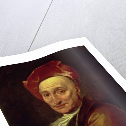 Portrait of Bernard Le Bovier, sieur de Fontenelle by Hyacinthe Francois Rigaud