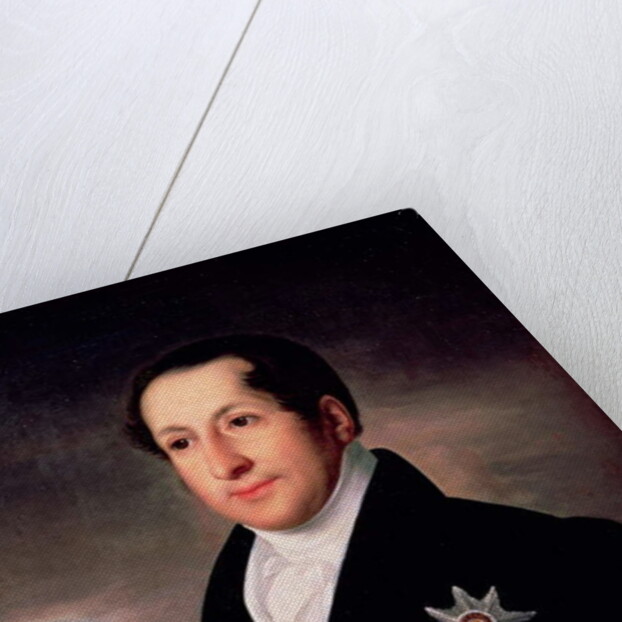Portrait of Prince Sergej Golitsyn, post 1828 by Vasili Andreevich Tropinin
