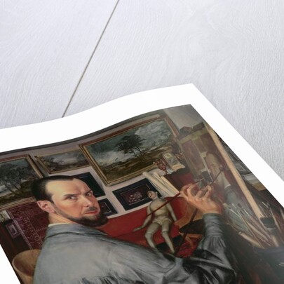 Self Portrait, 1917 by Alexander Yakovlev