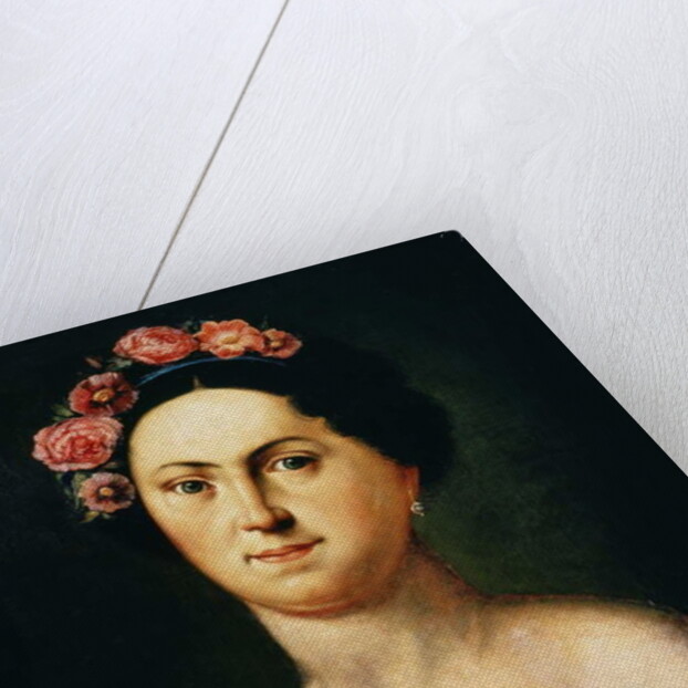 Portrait of Avdotia Istomina, 1830s by School Russian