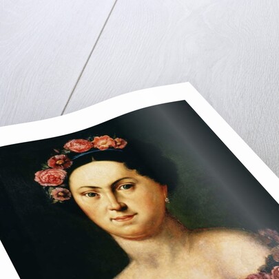 Portrait of Avdotia Istomina, 1830s by School Russian