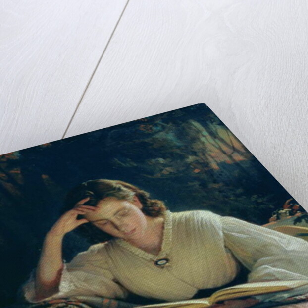 Reading, 1863 by Ivan Nikolaevich Kramskoy