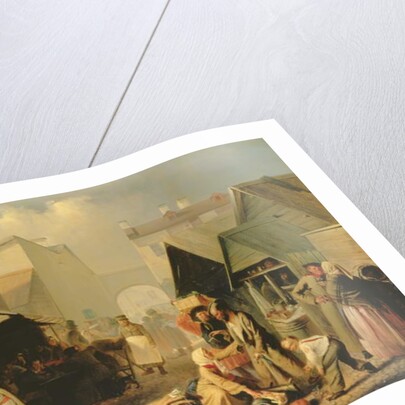 Refreshment Stall in St. Petersburg, 1858 by Adrian Markovich Volkov