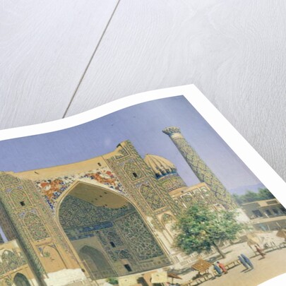 Medrasah Shir-Dhor at Registan place in Samarkand, 1869-70 by Vasili Vasilievich Vereshchagin