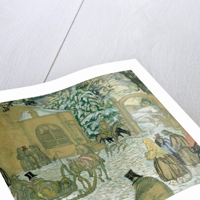 Illustraton for 'Dubrovsky', by Alexander Pushkin, 1912 by Boris Dmitrievich Grigoriev