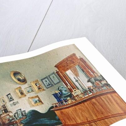 Mikhail Obreskoff's Office, 1848 by Luigi Premazzi