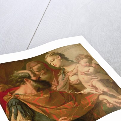 Moses Stepping on the Crown of Pharaoh by Sebastiano Ricci