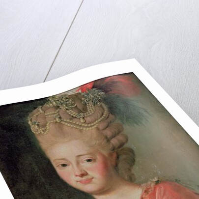 Portrait of Empress Maria Fyodorina, 1770s by Alexander Roslin