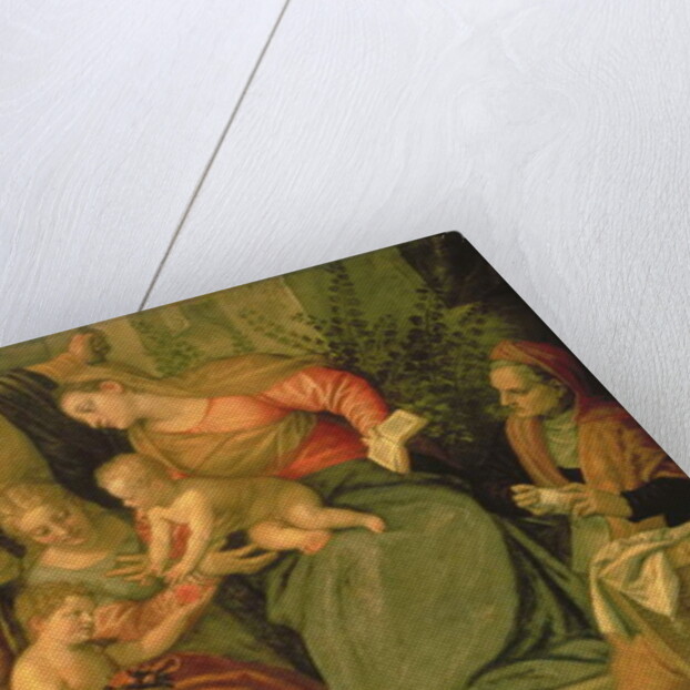 The Holy Family with St. Elizabeth and John the Baptist by (1528-88) Veronese