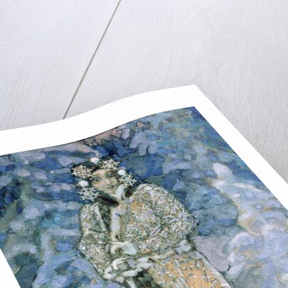 The Snow Maiden, a sketch for the Opera by Nikolai Rimsky-Korsakov, 1890s by Mikhail Aleksandrovich Vrubel