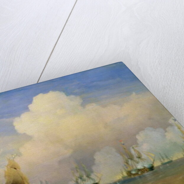 The Russo-Swedish Sea War near Kronstadt in 1790 by Aleksei Petrovich Bogolyubov