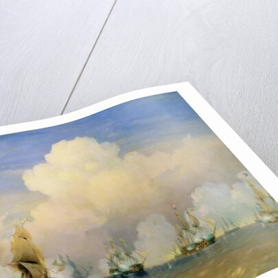 The Russo-Swedish Sea War near Kronstadt in 1790 by Aleksei Petrovich Bogolyubov