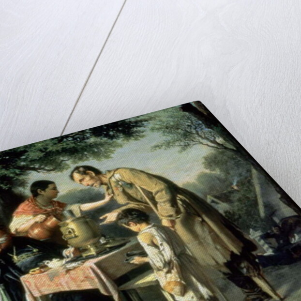 Tea Drinking in Mytishchi, near Moscow, 1862 by Vasili Grigorevich Perov