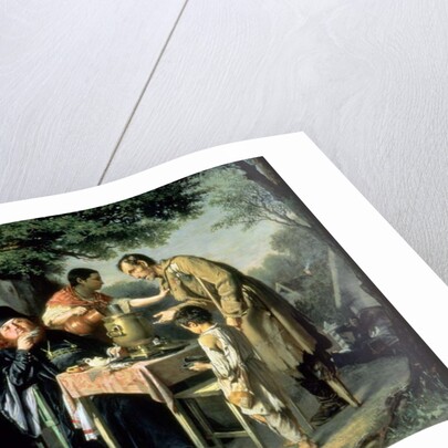 Tea Drinking in Mytishchi, near Moscow, 1862 by Vasili Grigorevich Perov