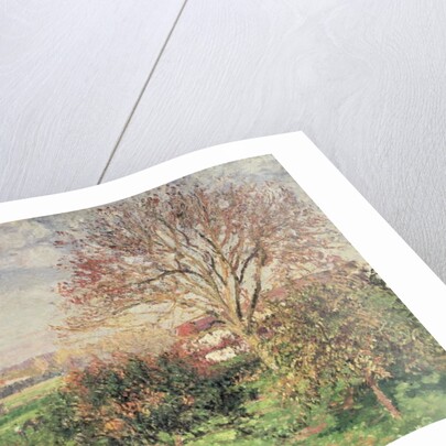 Autumn morning at Eragny, 1897 by Camille Pissarro