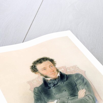 Portrait of Alexander Pushkin 1836 by Piotr Ivanovich Sokolov