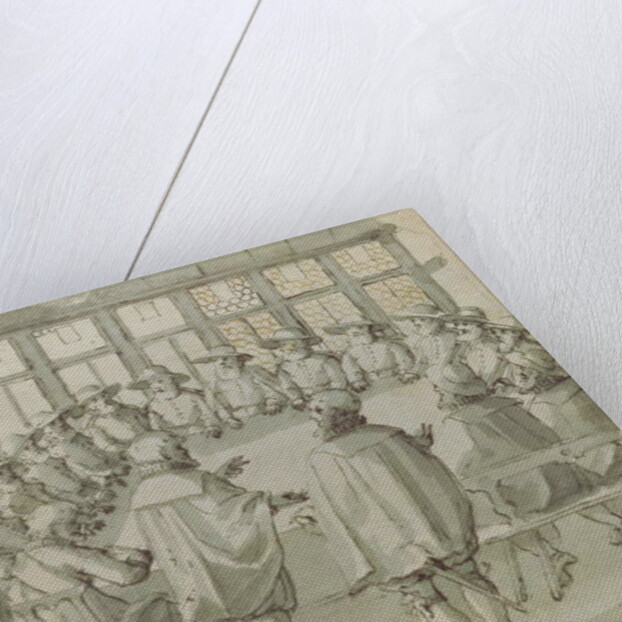 A guild meeting, second half 17th century by Dutch School