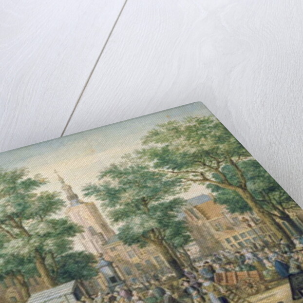 Market in The Hague, 1769 by Paulus Constantin La Fargue