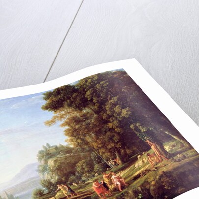Landscape with Apollo and Marsyas, 1639-40 by Claude Lorrain