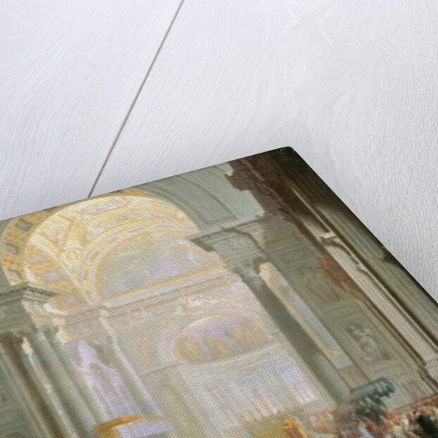 Interior of a St. Peter's, Rome by Giovanni Paolo Pannini or Panini