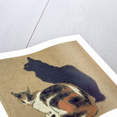 Deux chats, 1894 by Theophile Alexandre Steinlen