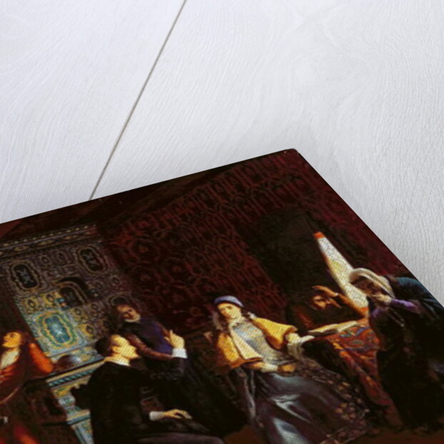 Marina Mniszech under Arrest with A Priest, 1883 by Mikhail Konstantinovich Klodt