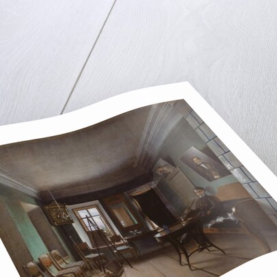 Interior of Bykov's House, 1850s by Grigory Vasilievich Yurov