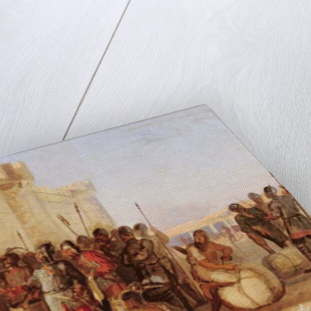 Grand Duke Oleg Nailing a Shield to the Gates of Tsargrad by Nikolai K. Bodarevski