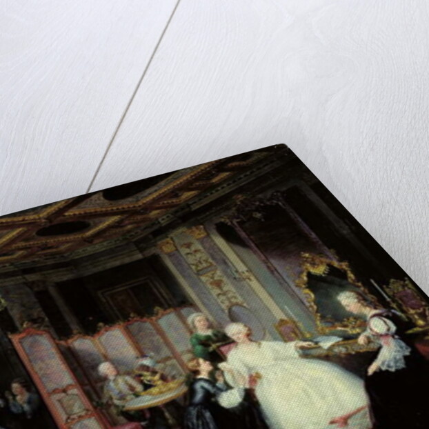 Empress Catherine the Great receiving a letter, 1861 by Jan Ostoja Mioduszewski