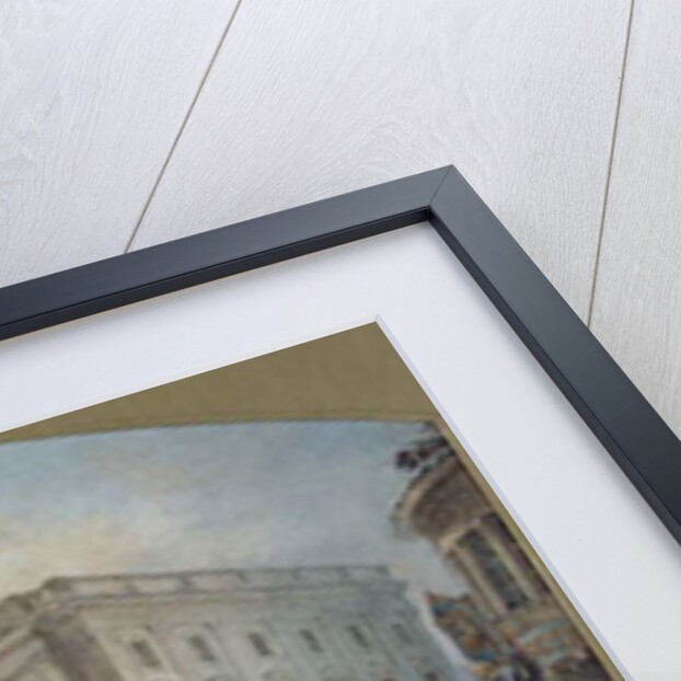 View of the Mariinsky Palace in Winter, 1863 by Vasili Semenovich Sadovnikov