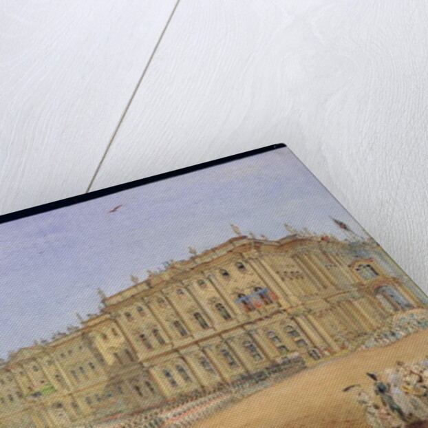 Review at the Winter Palace in St. Petersburg, 1840s by Vasili Semenovich Sadovnikov