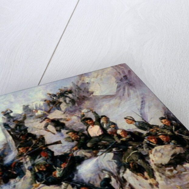 The Defence of the 'Eagle Aerie' on the Shipka in 1877, 1893 by Andrei Nikolaevich Popov