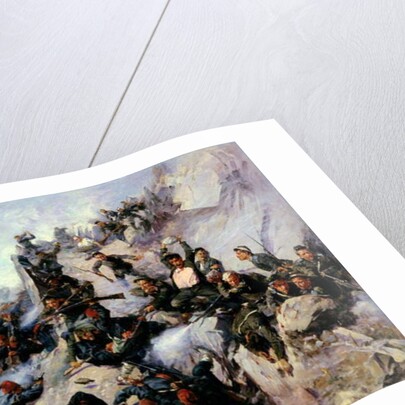 The Defence of the 'Eagle Aerie' on the Shipka in 1877, 1893 by Andrei Nikolaevich Popov