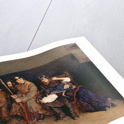 In the Corridor of the District Court, 1897 by Nikolaj Alekseevich Kasatkin