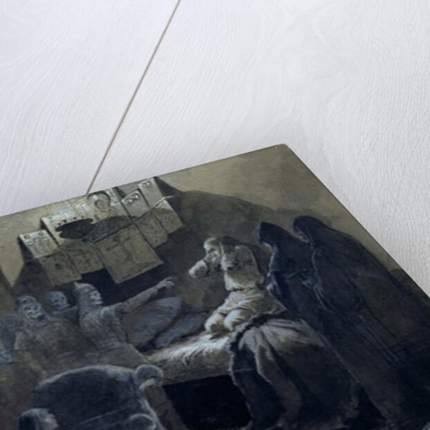 Ivan IV the Terrible Visited by the Ghosts of Those He Murdered by Baron Mikhail Petrovich Klodt von Jurgensburg