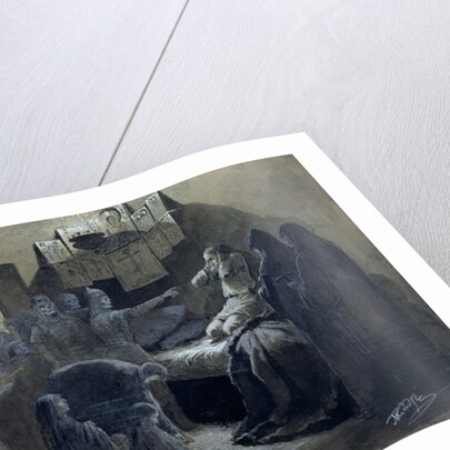 Ivan IV the Terrible Visited by the Ghosts of Those He Murdered by Baron Mikhail Petrovich Klodt von Jurgensburg