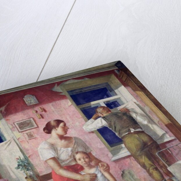 Alarm, 1934 by Kuzma Sergeevich Petrov-Vodkin