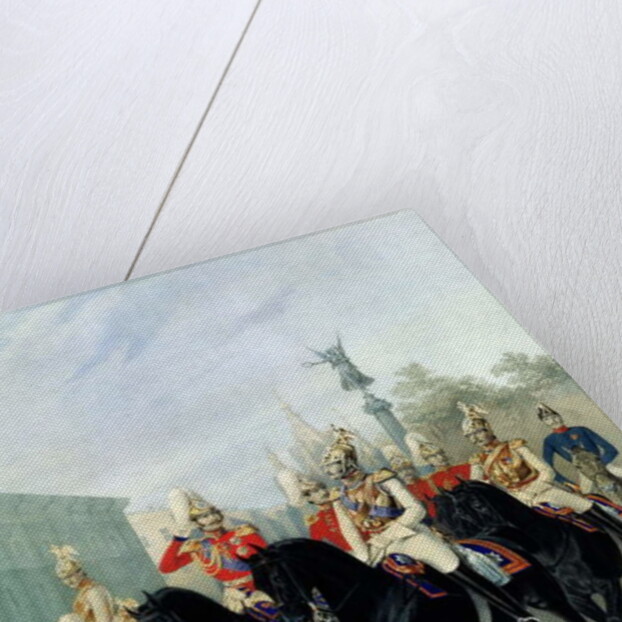 Emperor Nicholas I and Grand Duke Alexander in St. Petersburg, 1843 by Karl Karlovich Piratsky