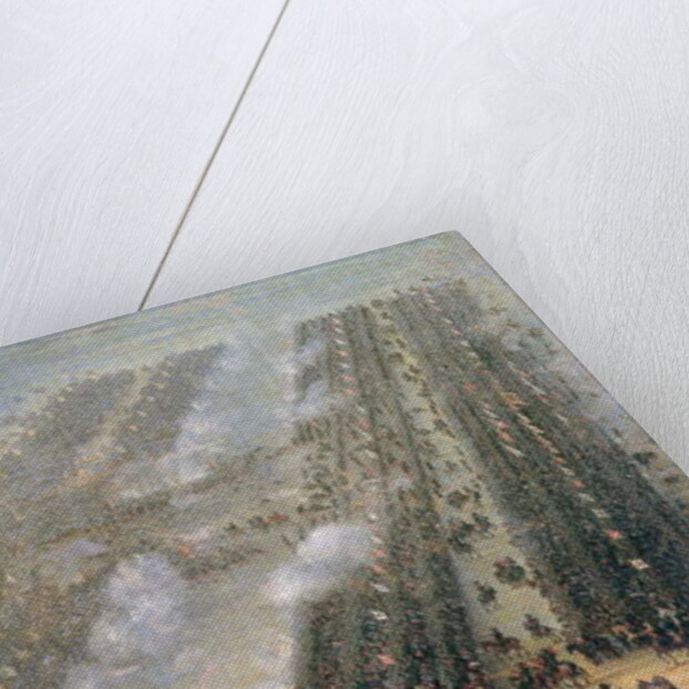 The Battle of Poltava, 1750 by School Russian