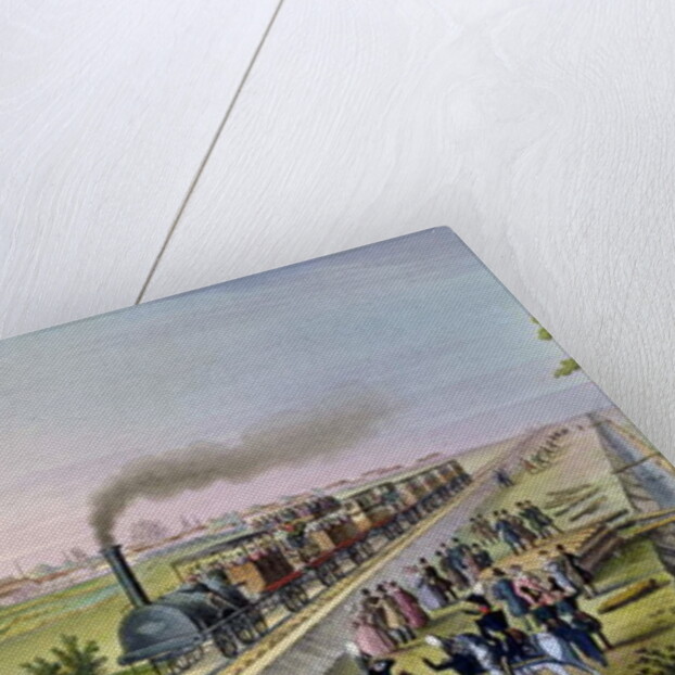 Opening of the First Railway Line from Tsarskoe Selo to Pavlovsk in 1837 by School Russian