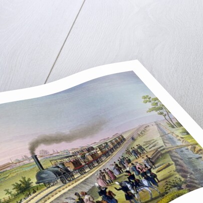 Opening of the First Railway Line from Tsarskoe Selo to Pavlovsk in 1837 by School Russian