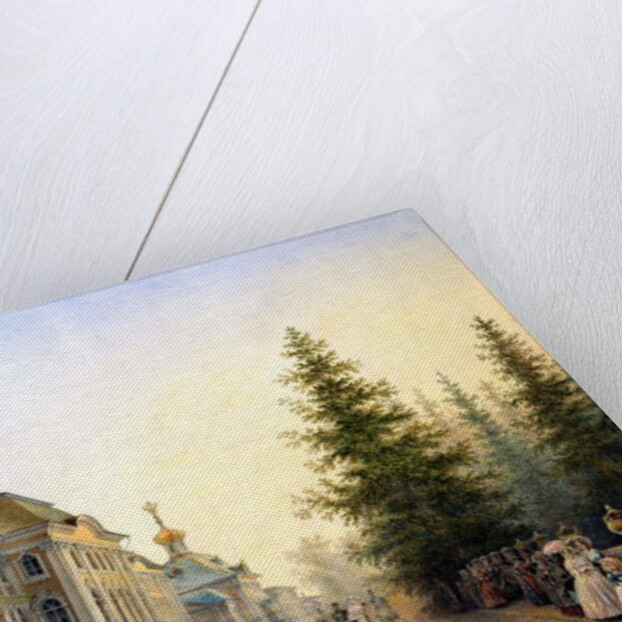 Court Departure at the Main Entrance of the Great Palace, 1852 by Vasili Semenovich Sadovnikov