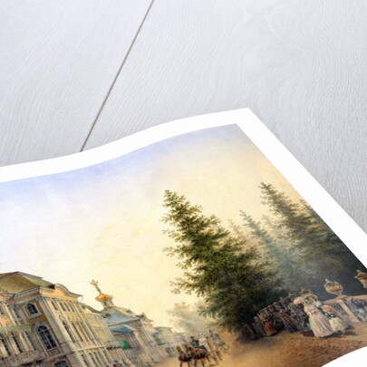 Court Departure at the Main Entrance of the Great Palace, 1852 by Vasili Semenovich Sadovnikov